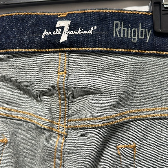 7 For All Mankind Rhigby Straight Leg Jeans SZ 40 - Picture 4 of 6